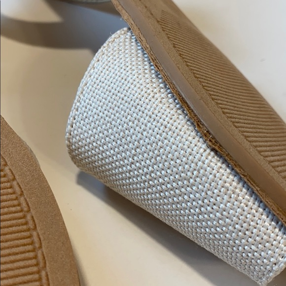 Wanted Brixton White Slip On Flat Sandals New - Picture 8 of 10